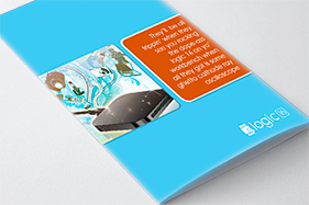 Cover design for Saleae Logic 16 brochure